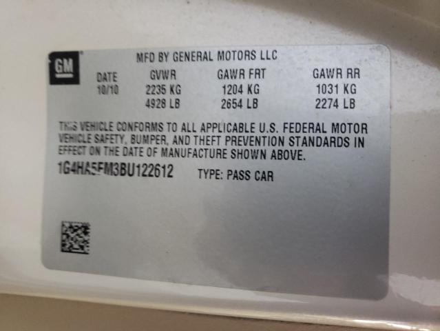 Photo 10 from auction – 2011 BUICK LUCERNE CX with VIN 1G4HA5EM3BU122612