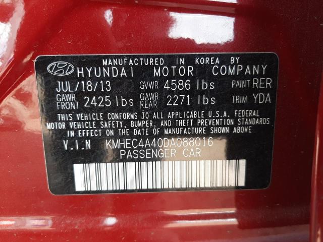 Photo 10 from auction – 2013 HYUNDAI SONATA HYB with VIN KMHEC4A40DA088016