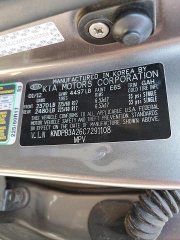 Photo 10 from auction – 2012 KIA SPORTAGE B with VIN KNDPB3A26C7291108