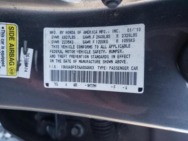 Photo 10 from auction – 2010 ACURA TL with VIN 19UUA9F57AA004663