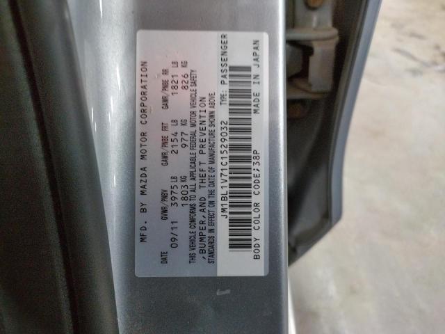 Photo 10 from auction – 2012 MAZDA 3 I with VIN JM1BL1V71C1529032