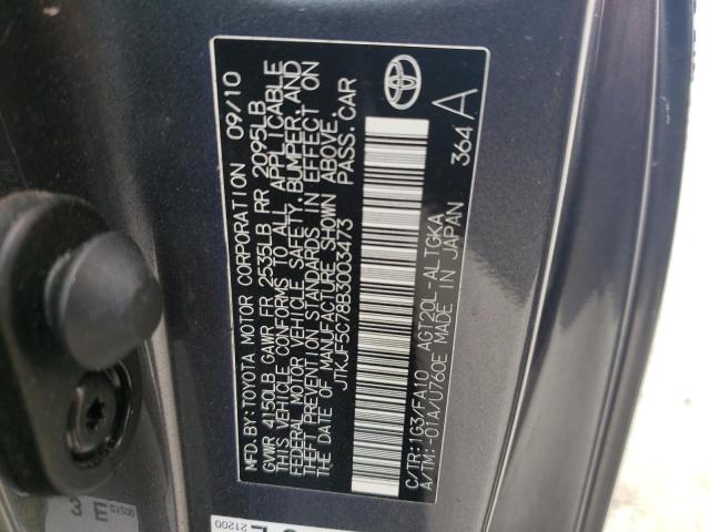 Photo 10 from auction – 2011 TOYOTA SCION TC with VIN JTKJF5C78B3003473
