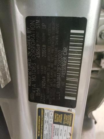 Photo 10 from auction – 2015 KIA OPTIMA LX with VIN KNAGM4A73F5583002