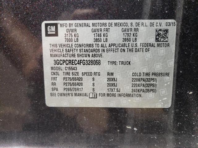 Photo 10 from auction – 2015 CHEVROLET SILVERADO with VIN 3GCPCREC4FG328068