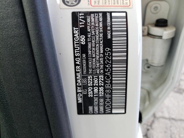 Photo 10 from auction – 2012 MERCEDES-BENZ E 350 4MAT with VIN WDDHF8JB4CA562259