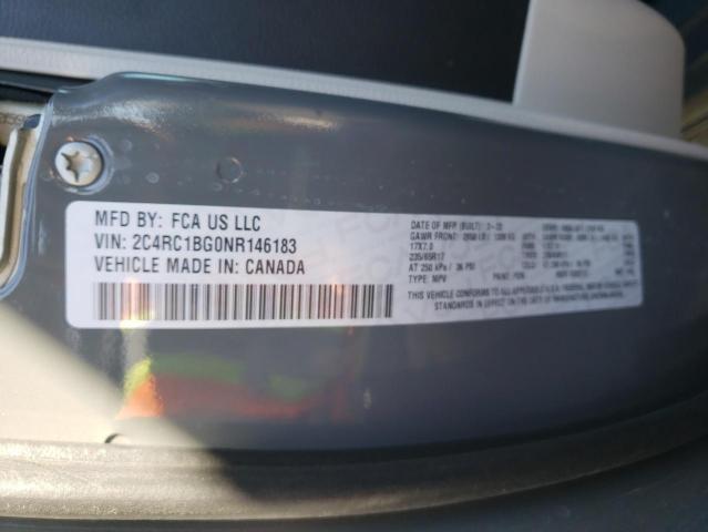 Photo 10 from auction – 2022 CHRYSLER PACIFICA T with VIN 2C4RC1BG0NR146183