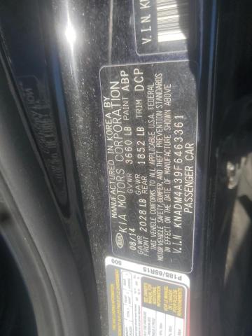 Photo 10 from auction – 2015 KIA RIO LX with VIN KNADM4A39F6463361
