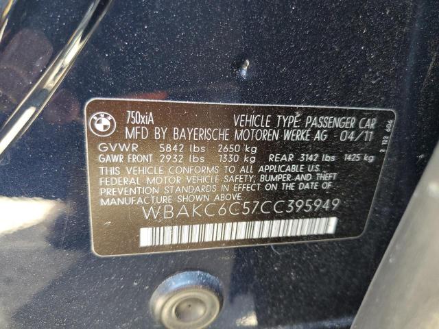 Photo 10 from auction – 2012 BMW ALPINA B7 with VIN WBAKC6C57CC395949