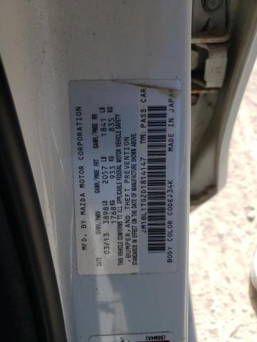 Photo 10 from auction – 2013 MAZDA 3 I with VIN JM1BL1TG2D1814147