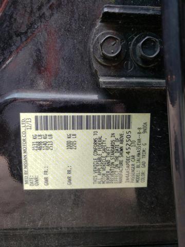 Zdjęcie 10 z aukcji – 2014 NISSAN MAXIMA S z VIN 1N4AA5AP0EC452505