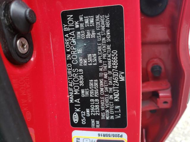 Photo 10 from auction – 2013 KIA SOUL + with VIN KNDJT2A61D7486650
