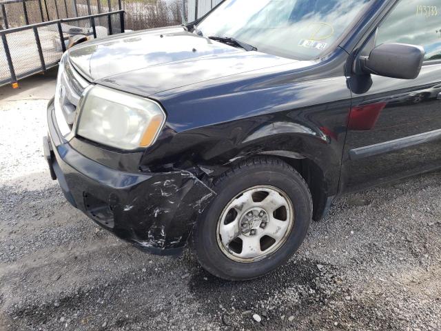 Photo 9 from auction – 2011 HONDA PILOT LX with VIN 5FNYF4H21BB058444