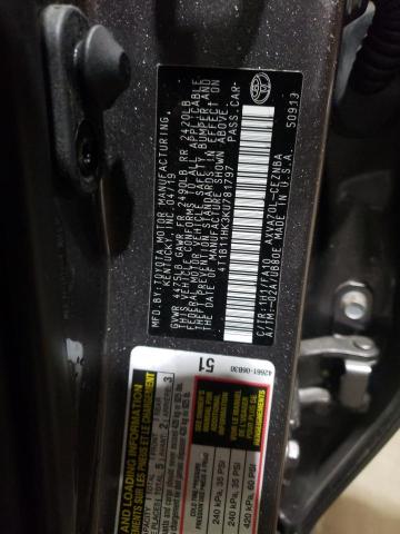 Photo 10 from auction – 2019 TOYOTA CAMRY L with VIN 4T1B11HK3KU781797