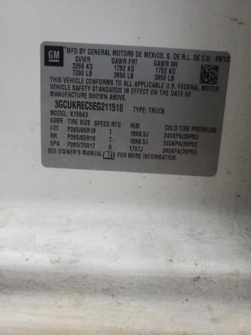 Photo 10 from auction – 2014 CHEVROLET SILVERADO with VIN 3GCUKREC5EG211510