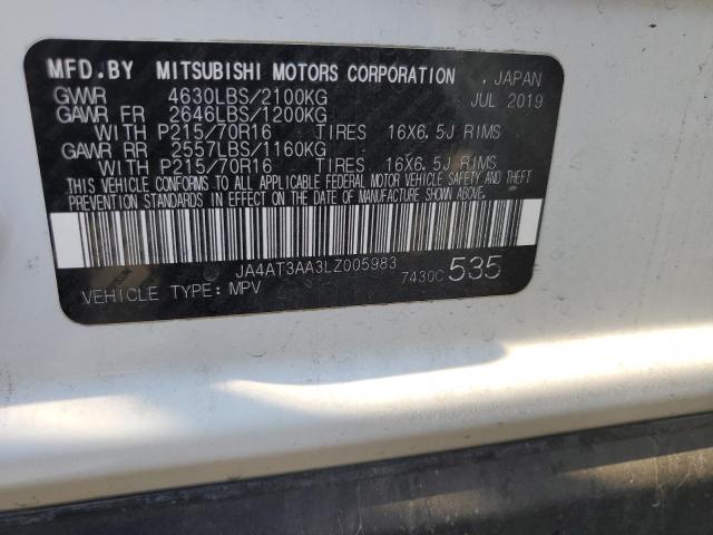 Photo 10 from auction – 2020 MITSUBISHI ECLIPSE CR with VIN JA4AT3AA3LZ005983