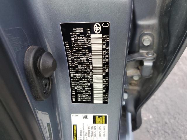Photo 10 from auction – 2021 TOYOTA COROLLA LE with VIN 5YFEPMAE0MP178926