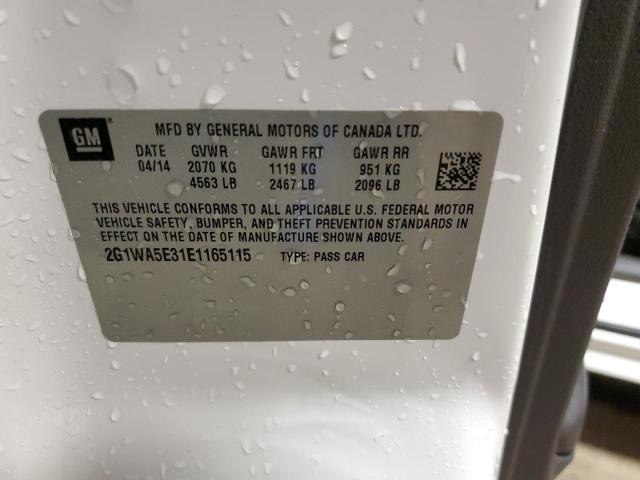 Photo 10 from auction – 2014 CHEVROLET IMPALA LIM with VIN 2G1WA5E31E1165115