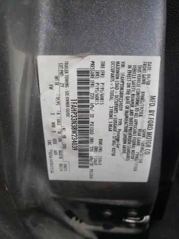 Photo 10 from auction – 2008 FORD FOCUS SE with VIN 1FAHP33N38W234039