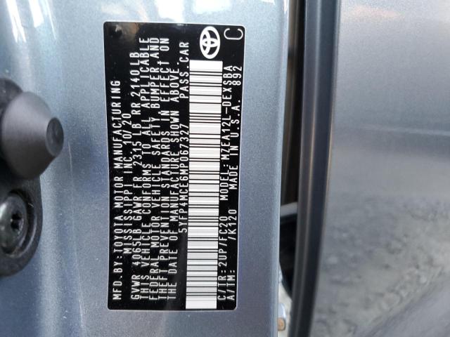 Photo 10 from auction – 2021 TOYOTA COROLLA SE with VIN 5YFP4MCE6MP067327