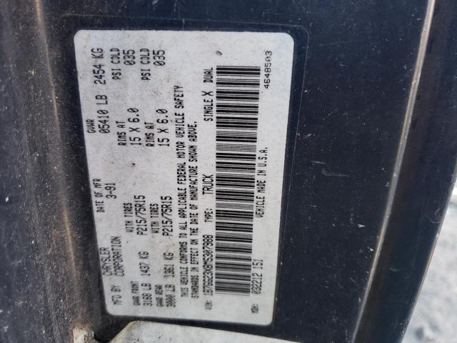 Photo 10 from auction – 1991 DODGE DAKOTA with VIN 1B7GG23X8MS307988
