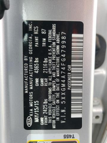 Photo 10 from auction – 2015 KIA OPTIMA LX with VIN 5XXGM4A74FG479987