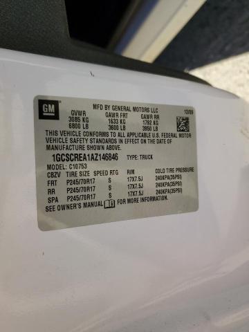 Photo 10 from auction – 2010 CHEVROLET SILVERADO with VIN 1GCSCREA1AZ146846