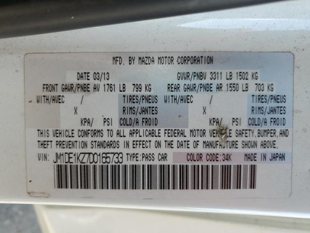 Photo 10 from auction – 2013 MAZDA MAZDA2 with VIN JM1DE1KZ7D0165733