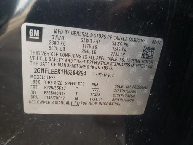 Photo 10 from auction – 2017 CHEVROLET EQUINOX LS with VIN 2GNFLEEK1H6304294