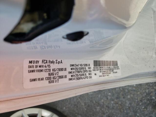 Photo 10 from auction – 2015 RAM PROMASTER with VIN ZFBERFAT0F6A34832