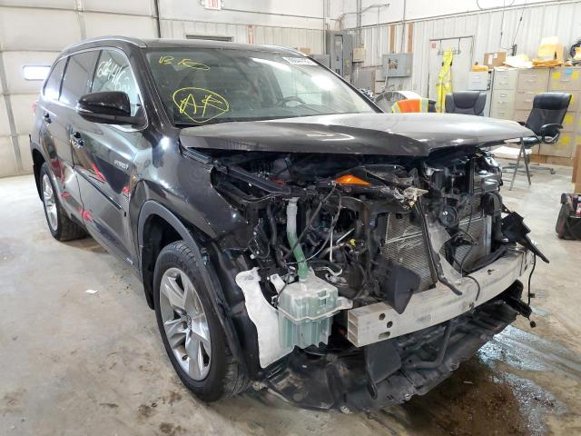 TOYOTA HIGHLANDER 2019 with VIN 5TDDGRFHXKS069017 - Photo from auction