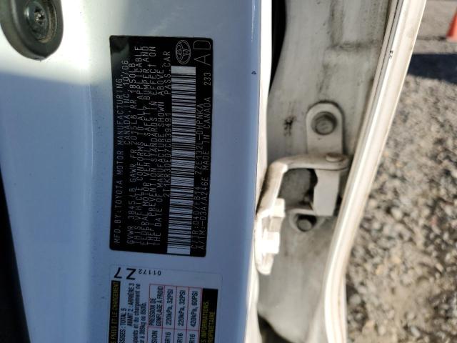 Photo 10 from auction – 2007 TOYOTA COROLLA MA with VIN 2T1KR30E07C639491