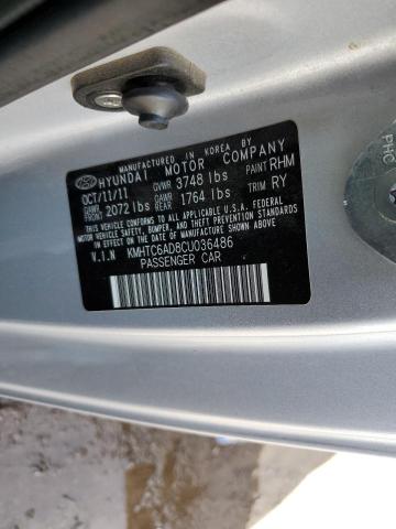 Photo 10 from auction – 2012 HYUNDAI VELOSTER with VIN KMHTC6AD8CU036486