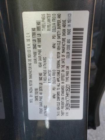 Photo 10 from auction – 2017 MAZDA 3 SPORT with VIN 3MZBN1K77HM105201