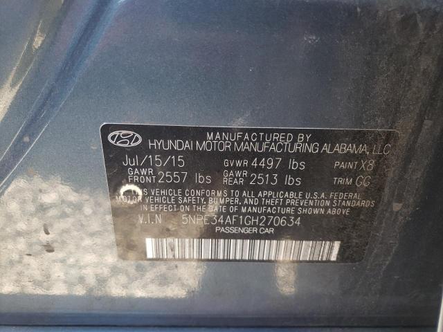 Photo 10 from auction – 2016 HYUNDAI SONATA SPO with VIN 5NPE34AF1GH270634