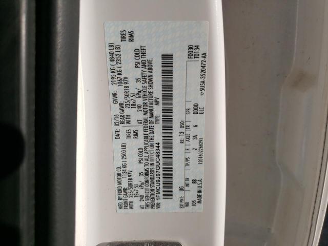 Photo 10 from auction – 2016 FORD ESCAPE TIT with VIN 1FMCU9J97GUC48344