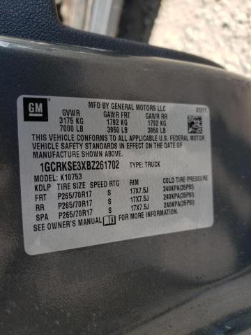 Photo 10 from auction – 2011 CHEVROLET SILVERADO with VIN 1GCRKSE3XBZ261702
