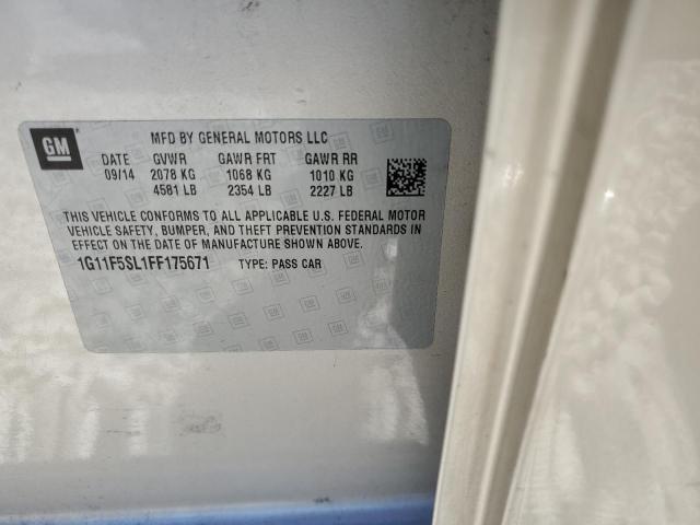 Photo 10 from auction – 2015 CHEVROLET MALIBU LTZ with VIN 1G11F5SL1FF175671