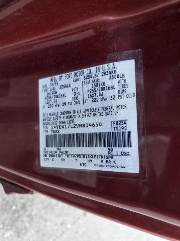 Photo 10 from auction – 1997 FORD F150 with VIN 1FTEX17L2VNB14650