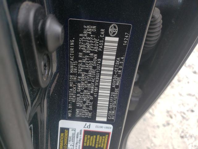 Photo 10 from auction – 2016 TOYOTA CAMRY LE with VIN 4T1BF1FK9GU130749