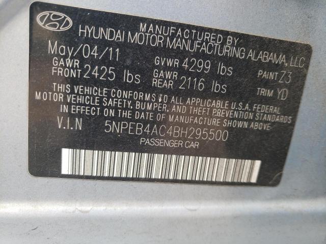 Photo 10 from auction – 2011 HYUNDAI SONATA GLS with VIN 5NPEB4AC4BH295500