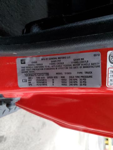 Photo 10 from auction – 2012 CHEVROLET COLORADO L with VIN 1GCESCFE7C8137799