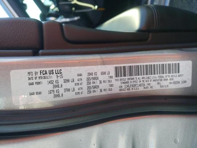 Photo 10 from auction – 2015 JEEP GRAND CHER with VIN 1C4RJFAG9FC148724