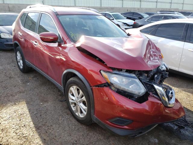 NISSAN ROGUE S 2015 with VIN KNMAT2MVXFP568043 - Photo from auction