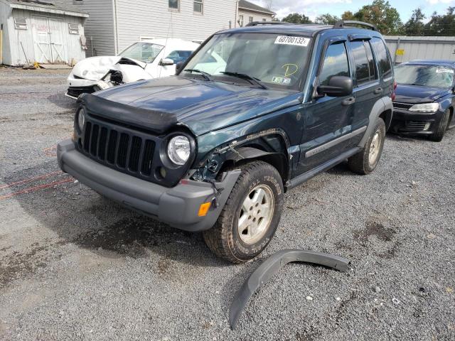 Photo 2 from auction – 2005 JEEP LIBERTY SP with VIN 1J4GL48K35W678355