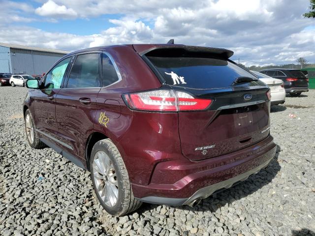 Photo 3 from auction – 2020 FORD EDGE TITAN with VIN 2FMPK4K91LBB18102