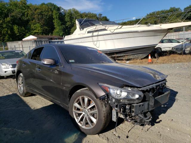 INFINITI Q50 BASE 2015 with VIN JN1BV7AR3FM396753 - Photo from auction