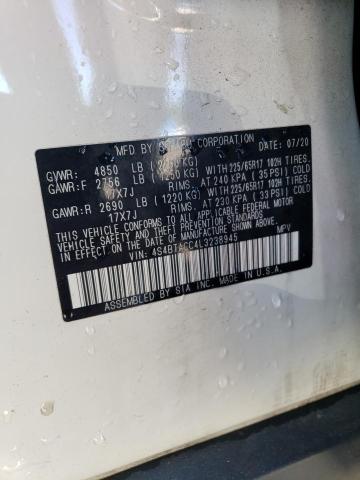 Photo 10 from auction – 2020 SUBARU OUTBACK PR with VIN 4S4BTACC4L3238945