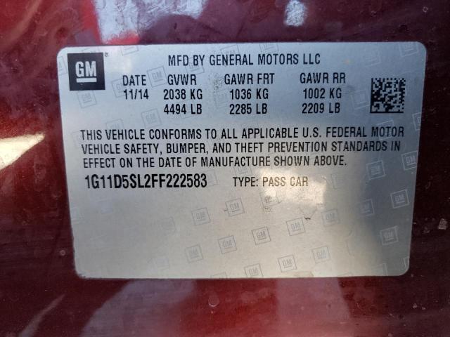 صورة رقم 10 من المزاد - 2015 CHEVROLET MALIBU 2LT مع VIN 1G11D5SL2FF222583