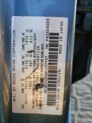 Photo 10 from auction – 2011 MAZDA 3 I with VIN JM1BL1UG5B1497797