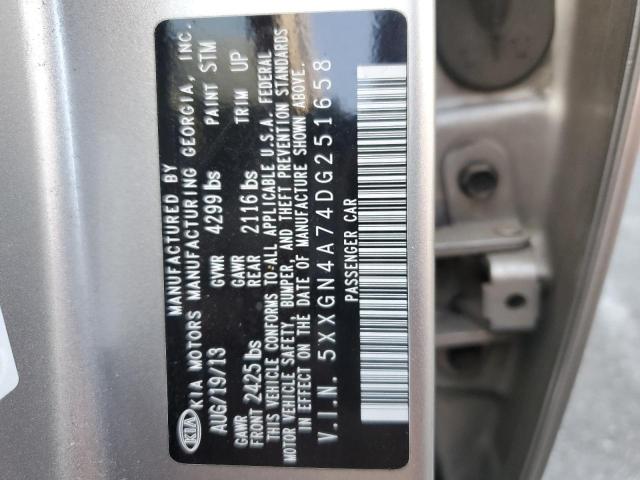 Photo 10 from auction – 2013 KIA OPTIMA EX with VIN 5XXGN4A74DG251658
